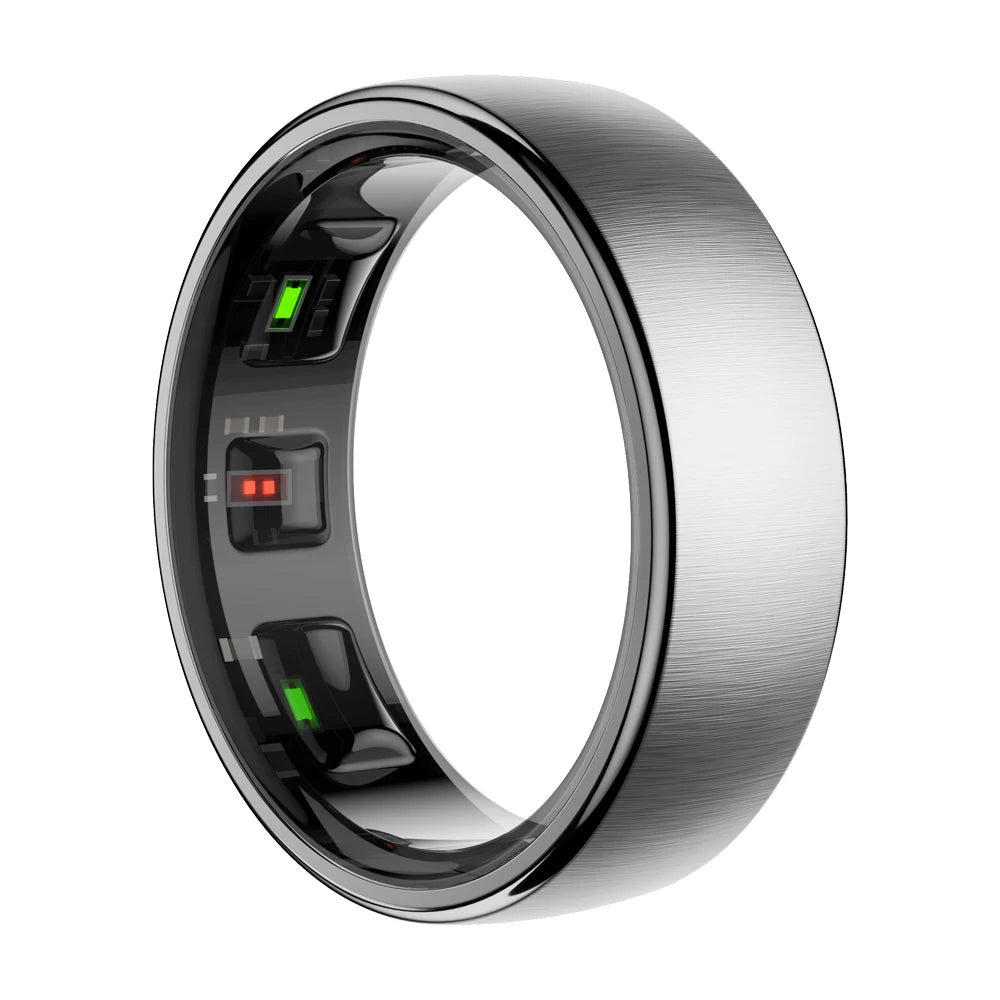 Uhoofit R10 Smart Ring with Charging Dock Men Women Health Sleep Heart Rate Monitoring IP68 & 5ATM Waterproof Multi-sport Mode