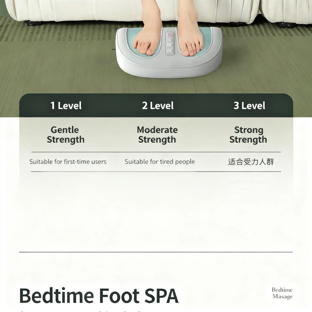 Electric Foot Massager Hot Compress Shiatsu Kneading Leg Roller Kneading Calf Deep Relieve Fatigue Relieves Plantar Fasciitis