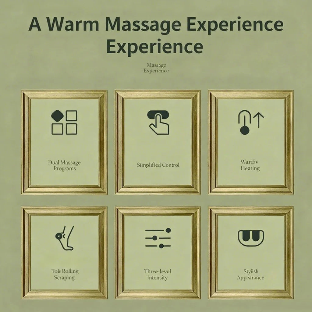 Electric Foot Massager Hot Compress Shiatsu Kneading Leg Roller Kneading Calf Deep Relieve Fatigue Relieves Plantar Fasciitis