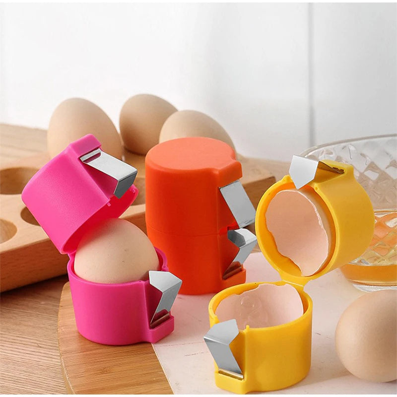 1PC Creative Eggshell Bottle Opener Egg Shell Cutter Egg Peeler Fast Incise Egg Top Kitchen Egg Breaker Kitchen Tool Egg Clamp
