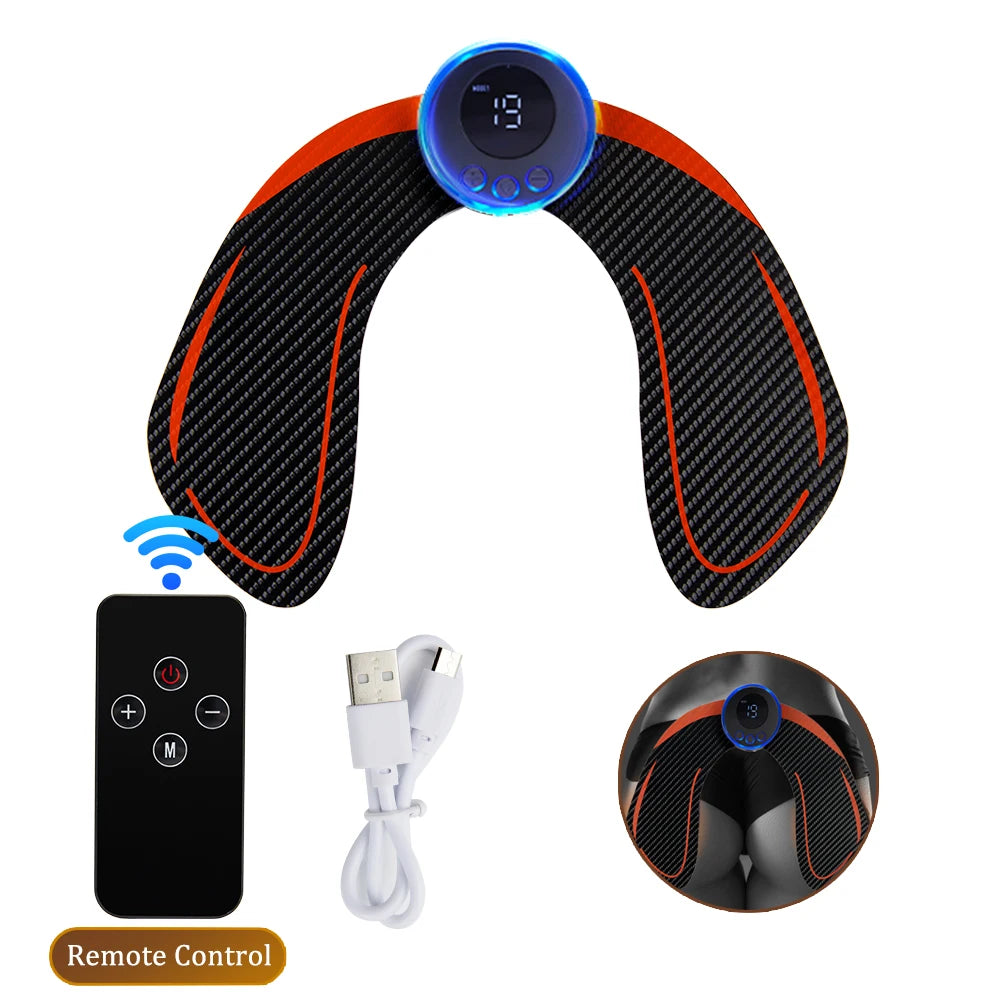 Electric Muscle Stimulator - EMS Abdominal Fitness Trainer with LCD Display