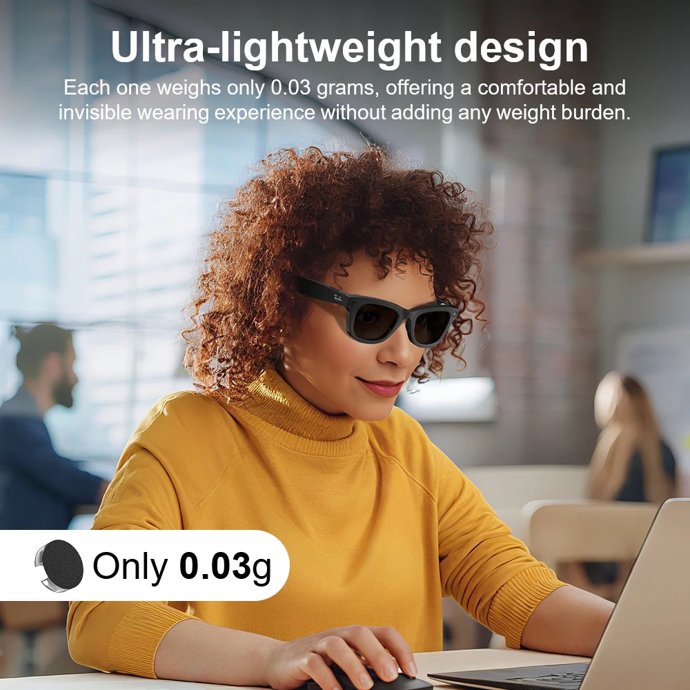 Ray-Ban Wayfarer AI Recording Skyler Edition - Smart Sunglasses with Built-in Camera