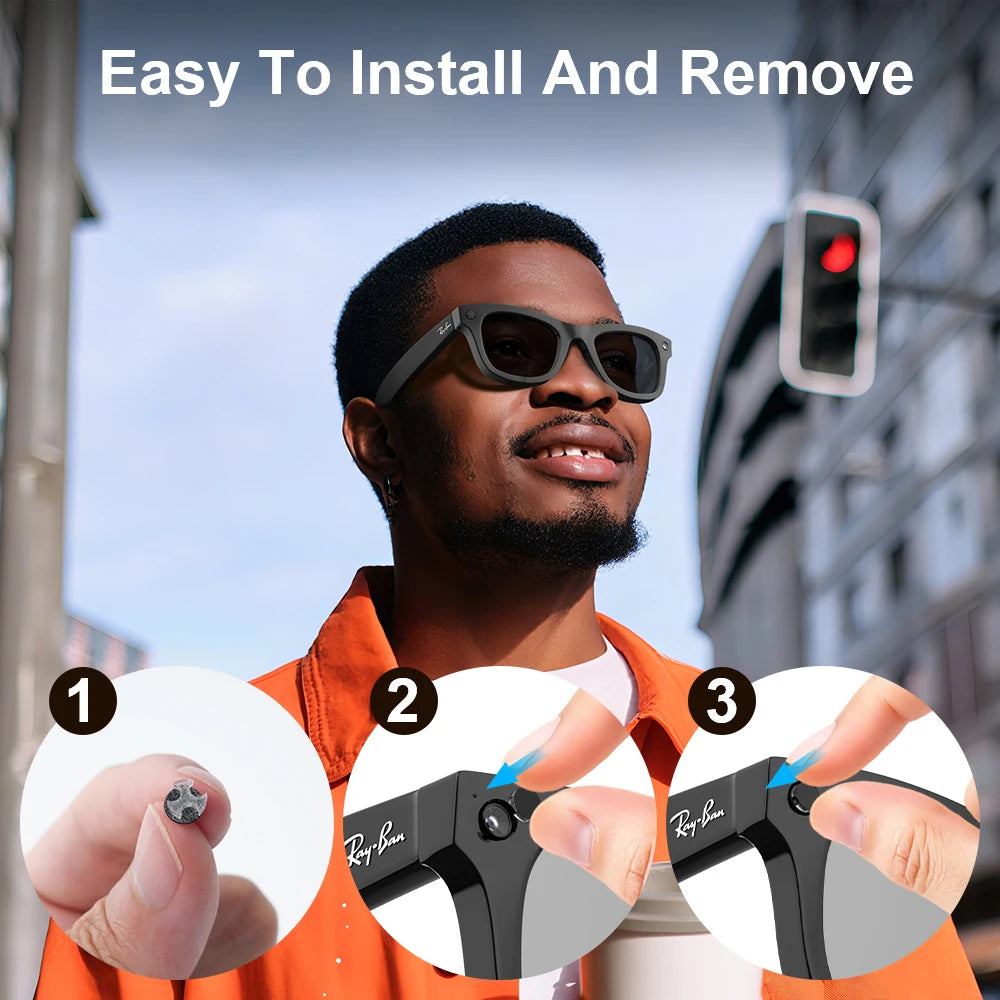 Ray-Ban Wayfarer AI Recording Skyler Edition - Smart Sunglasses with Built-in Camera