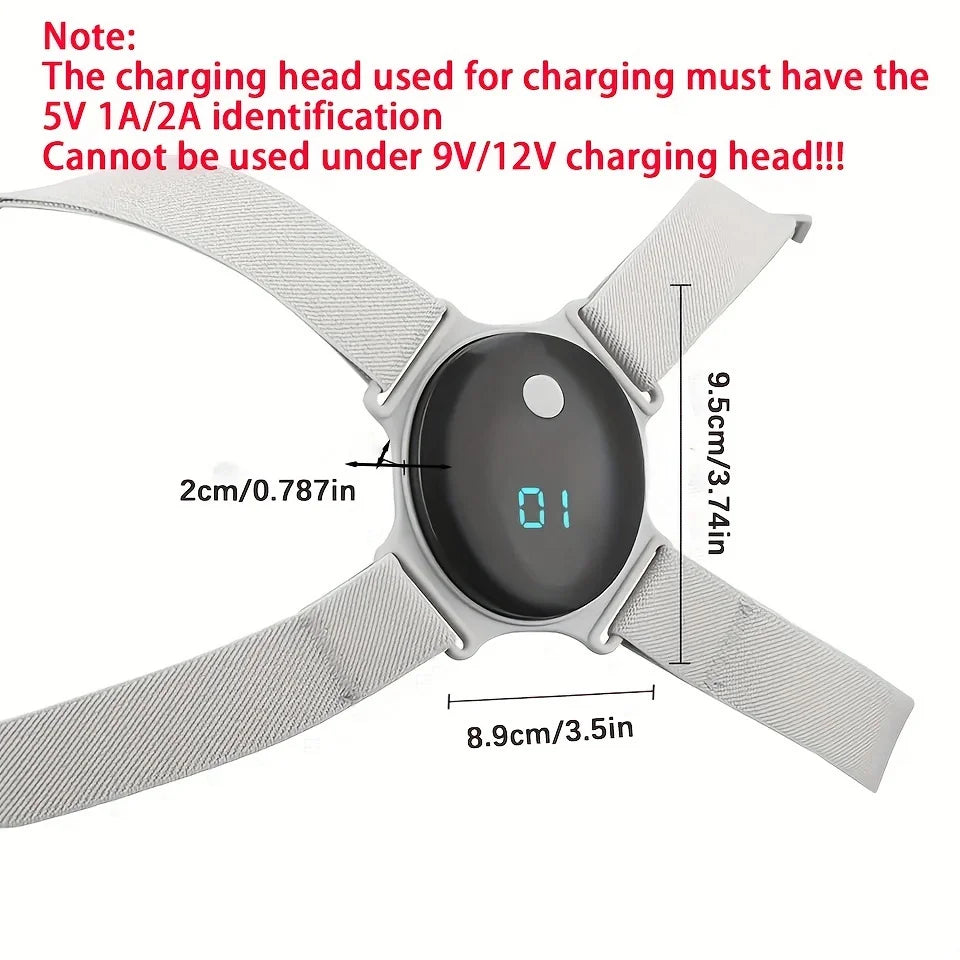 Smart Electric Posture Corrector Back Brace Support Belt USB Rechargeable Lumbar Spine Alignment Vest for Office Workers