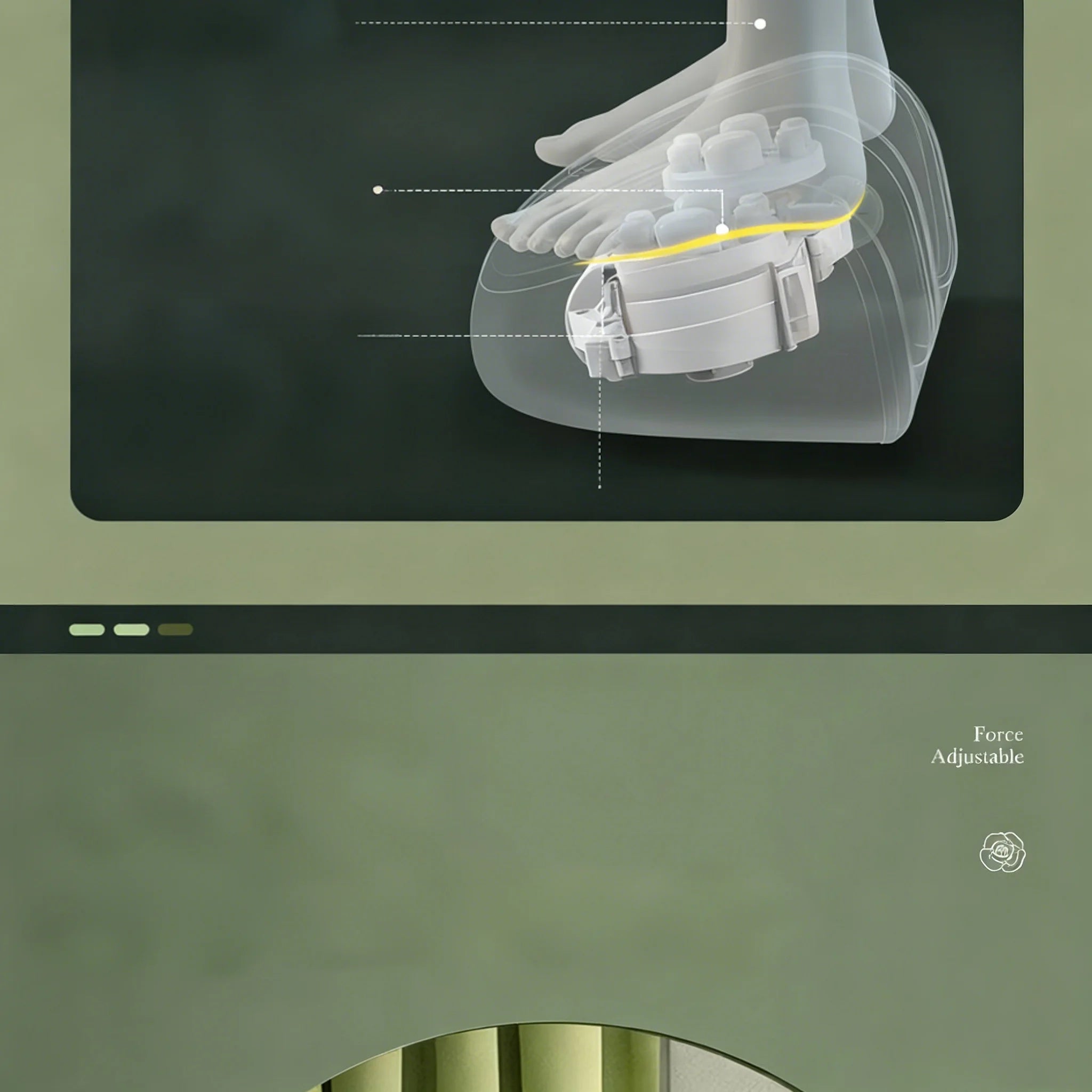 Electric Foot Massager Hot Compress Shiatsu Kneading Leg Roller Kneading Calf Deep Relieve Fatigue Relieves Plantar Fasciitis