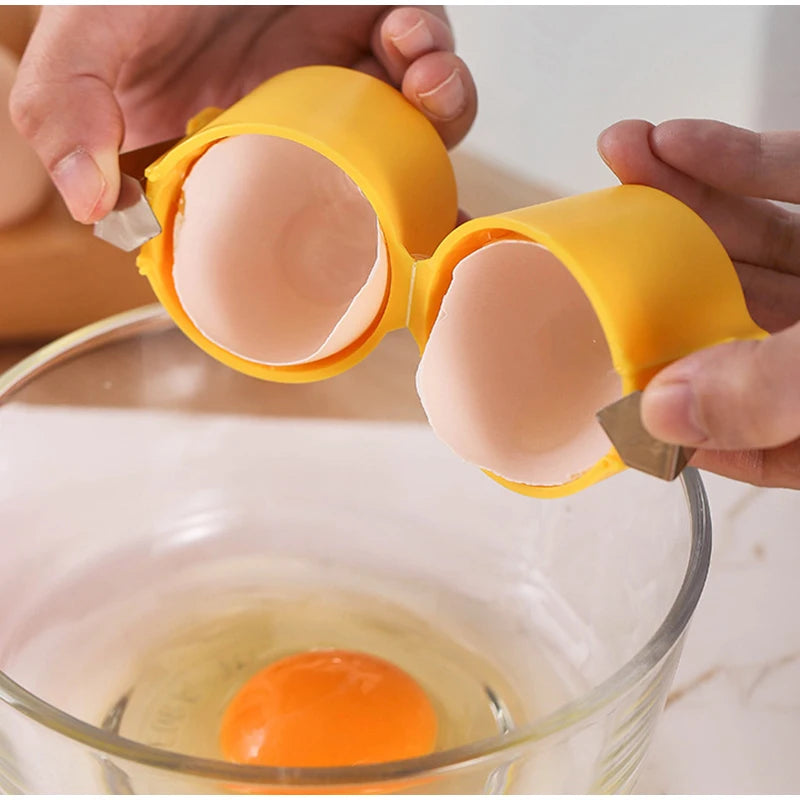 1PC Creative Eggshell Bottle Opener Egg Shell Cutter Egg Peeler Fast Incise Egg Top Kitchen Egg Breaker Kitchen Tool Egg Clamp
